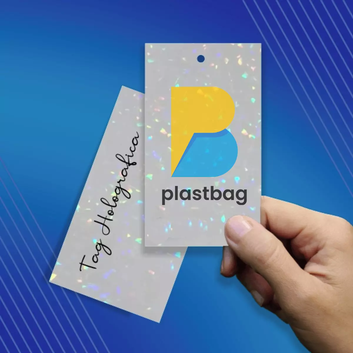 Tag Personalizada Holográfica